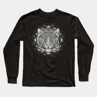 Tiger art face Long Sleeve T-Shirt